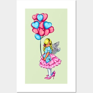 little baby fairy Posters and Art